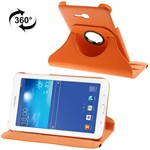 360 Rotating Leather Cover for Tab 3 Lite (Orange)